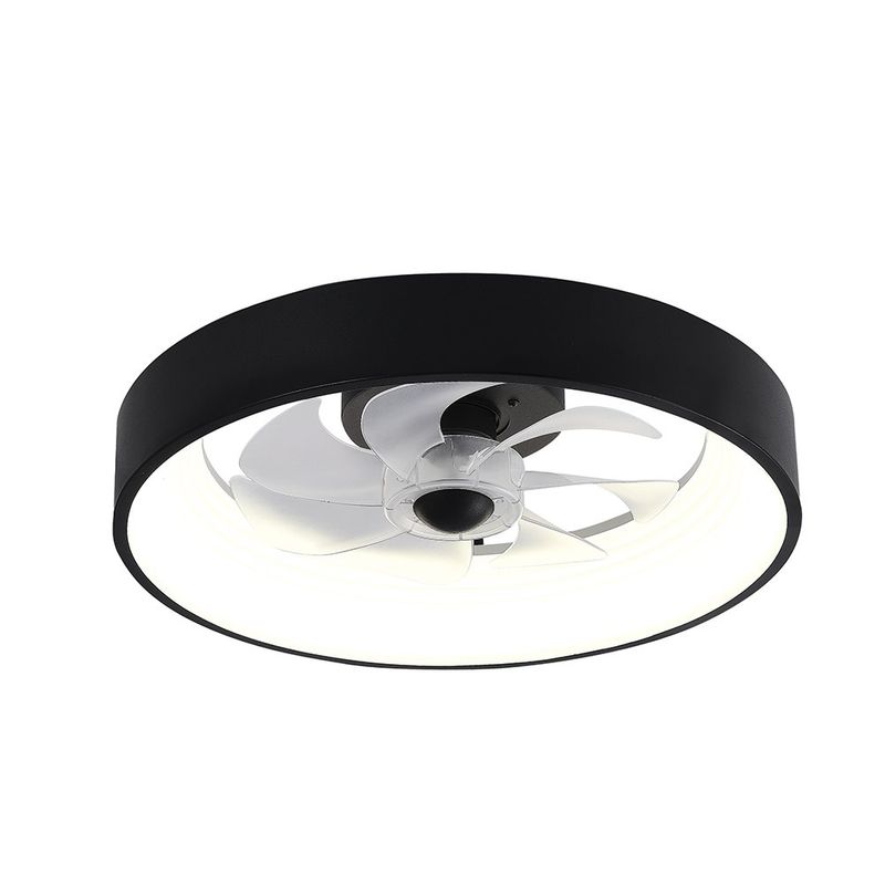 Ventilador de Techo Inteligente Hydra LED de 36 W con Wi-Fi en Color Negro