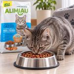 Concentrado para Gato Adulto Sabor Mar y Tierra Pollo y Pescado con Proteínas y Minerales 1.36 Kg