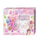 Set de Manualidades con Cuentas para Pulseras y Uñas Adhesivas