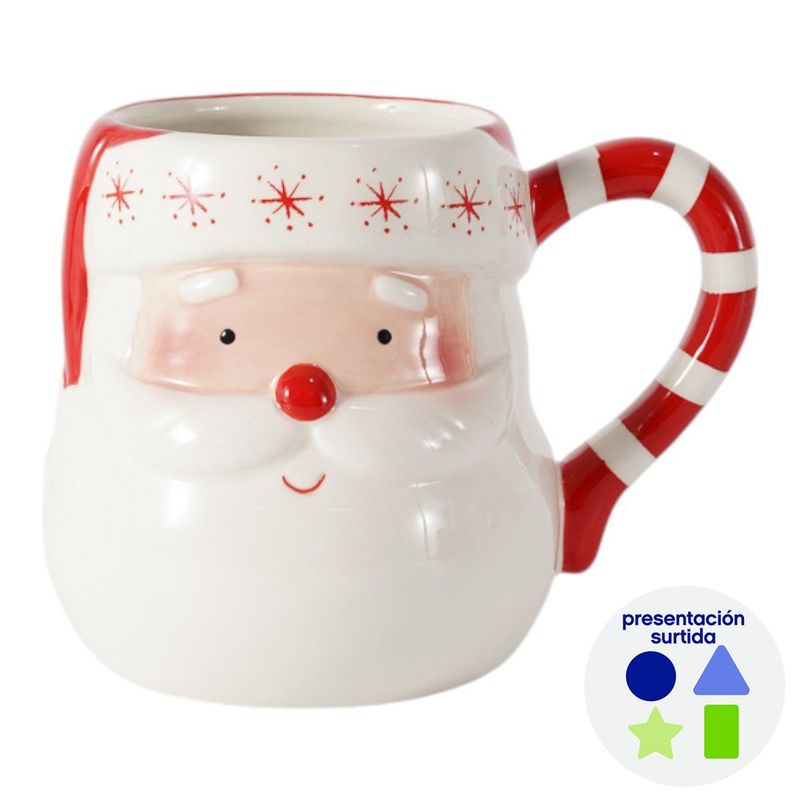 Pocillo Navideño de Cerámica Diseño Surtido