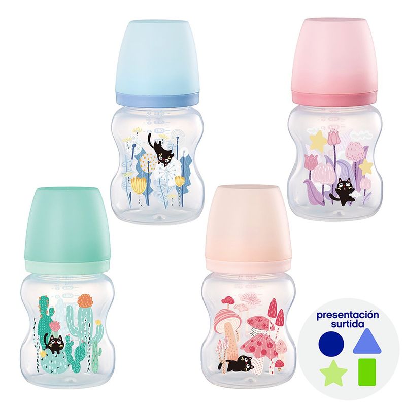 Set de 2 Biberones Estándar de 7 oz - Diseño Surtido