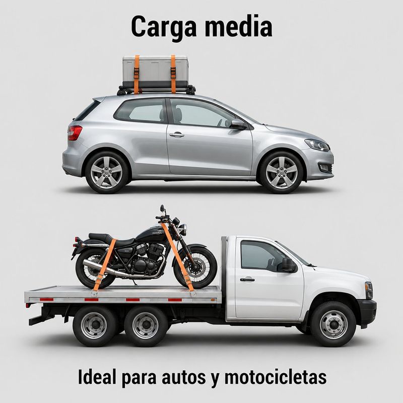 Amarra con Ratchet de 9 Metros con Capacidad de 3000 Kg
