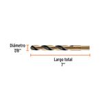 Broca para Metal y Madera de 5/8 x 7 plg
