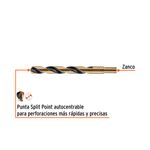 Broca para Metal y Madera de 5/8 x 7 plg