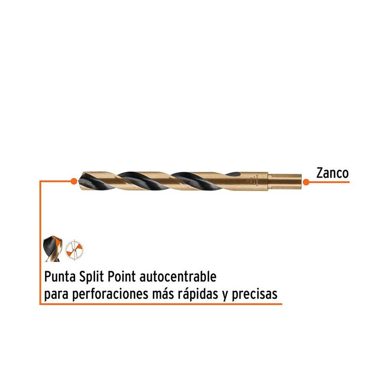 Broca para Metal y Madera de 5/8 x 7 plg