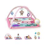 Gimnasio De Actividades Con Doble Arco Y Peluches - Bright Stars