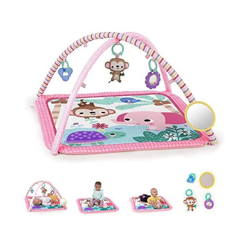 Gimnasio De Actividades Con Doble Arco Y Peluches - Bright Stars