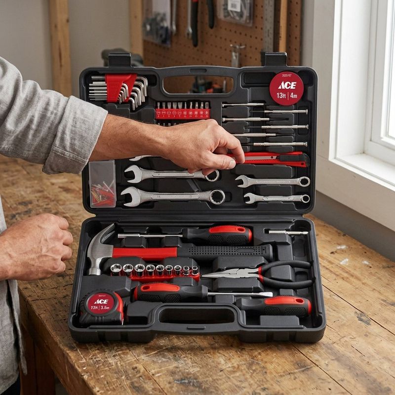 Set de Herramientas Manuales de 110 Piezas con Estuche Organizador