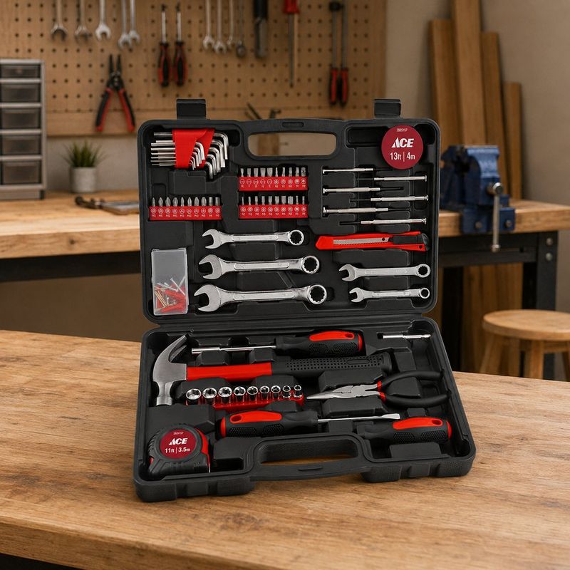 Set de Herramientas Manuales de 110 Piezas con Estuche Organizador
