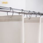 Cortina de Baño Navideña Santa y Amigos Multicolor