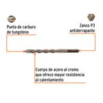 Broca para Concreto de 3/8 x 5 Plg