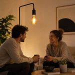 Set de 2 Bombillas LED Vintage ST64 de Filamento Ámbar 4 W E27 y Luz Cálida de 2200 K