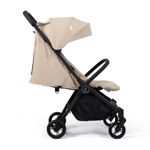 Carruaje de Paseo para Bebé Nano Compacto y Reclinable en Color Beige y Negro