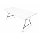 Mesa Tablero Plegable Blanca 180 x 70 x 74 cm