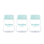 Set de 3 Vasos para Almacenar Leche Materna 5 oz Colores Surtidos