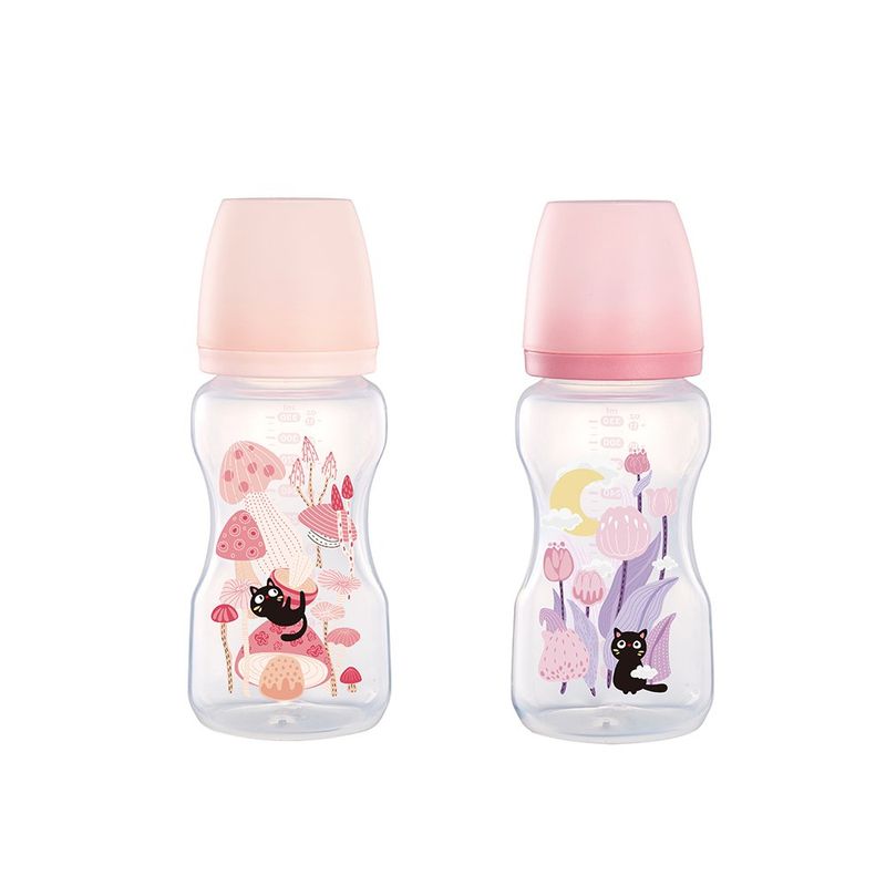 Set de 2 Biberones Estándar de 11 oz - Diseño Surtido