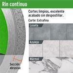 Disco Diamantado para Corte de Azulejo de 4 Plg