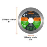 Disco Diamantado para Corte de Azulejo de 4 Plg