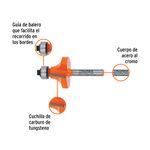Broca para Router Redondeadora 1-1/4 Plg