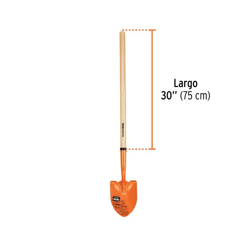 Pala Redonda Serie Kids Mango Largo - Truper