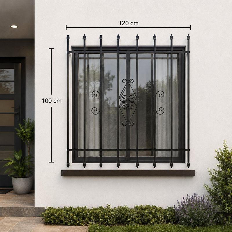 Reja de Protección para Ventana Magnum de 120 x 100 cm