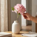 Flor Artificial Hortensia Color Rosa de 64 Cm para Floreros y Arreglos