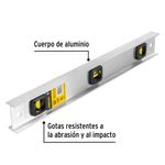 Nivel de Aluminio con 3 Gotas de 18 plg