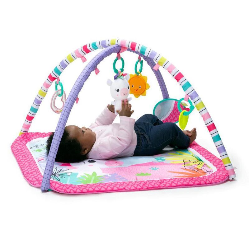 Gimnasio De Actividades Con Doble Arco Y Peluches - Bright Stars