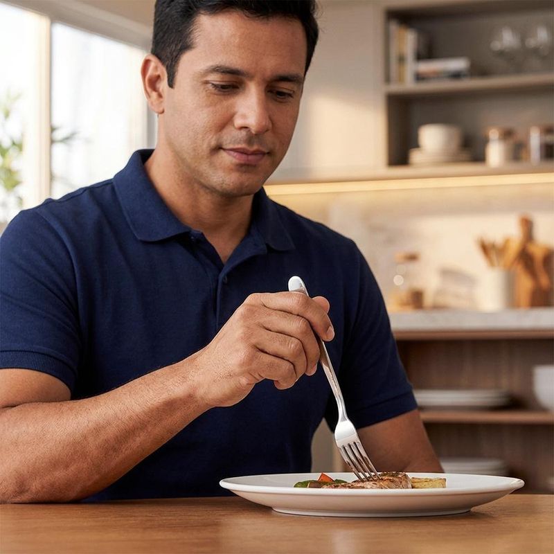 Set de 3 Tenedores para Postre de Acero Inoxidable Diseño Clásico para Mesa