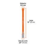 Cincel de Corte Frío 3/4 X 10 plg