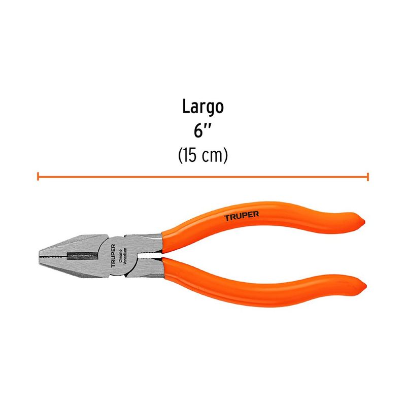 Alicate de Electricista 6 Plg