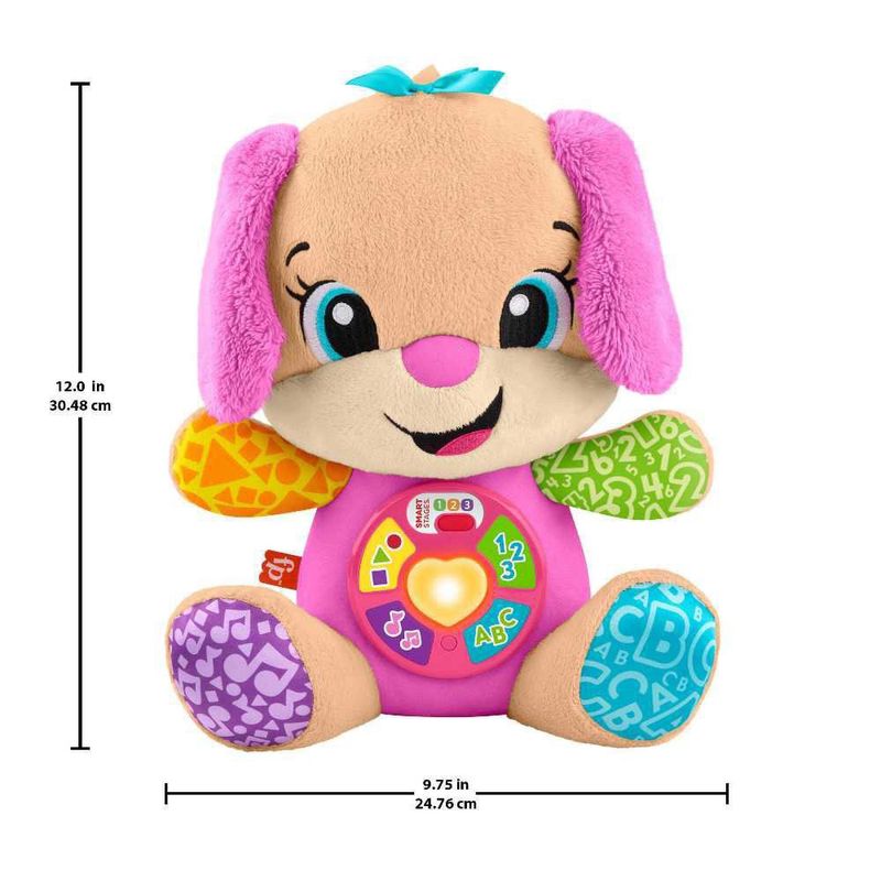 Peluche Interactivo Hermanita Aprende Conmigo con 80 Canciones, Luces y 3 Niveles de Aprendizaje