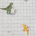 Cubrecama Pinsonic Tamaño Matrimonial con Diseño Dinos