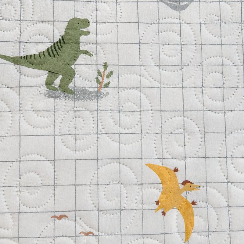 Cubrecama Pinsonic Tamaño Matrimonial con Diseño Dinos