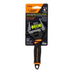 Llave Ajustable Perico de 6 plg con Mango Confortable de Boca Ancha