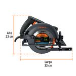 Sierra Circular Motor 1800W de7-1/4 Plg