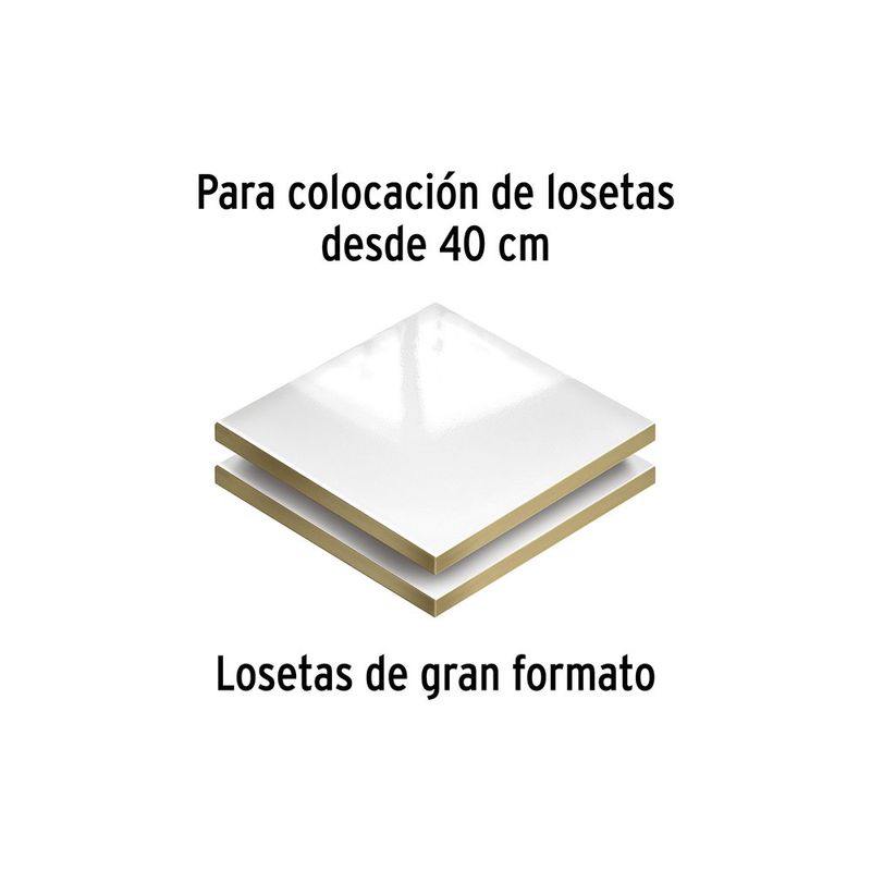 Cuchara Dentada Cuadrada 1/2 Plg con 10 Remaches