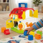 Casa de Actividades Infantil con Luz, Sonido y Bloques Clasificadores para Bebés