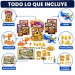 Set de Juego Smashers Dino Island Tesoro Dorado con 70 Sorpresas - Presentación Surtida