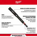 Set de 7 Puntas de Impacto Shockwave con Guía Magnética