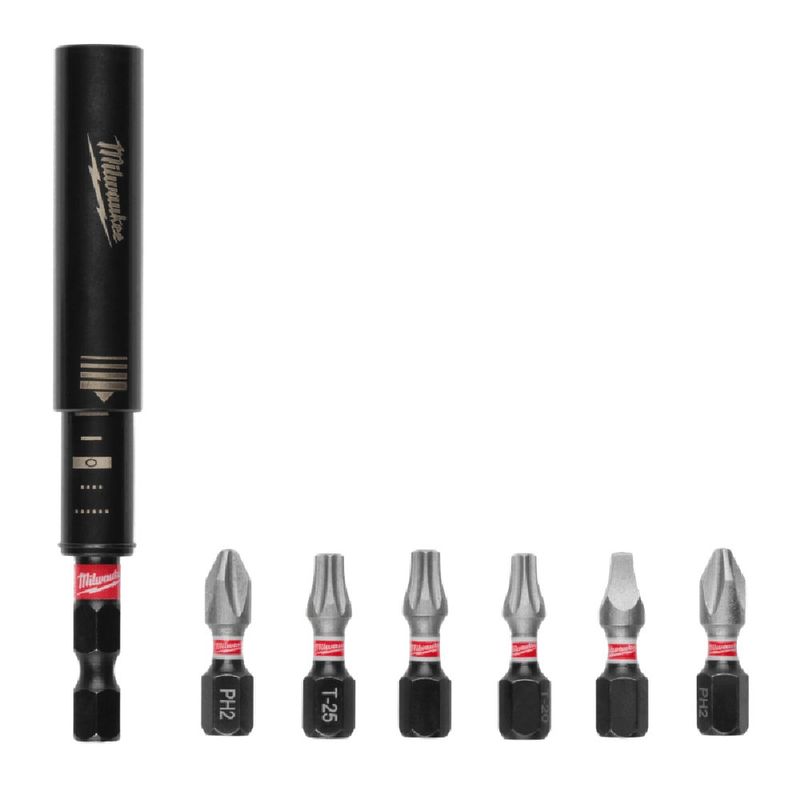 Set de 7 Puntas de Impacto Shockwave con Guía Magnética