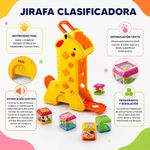 Juguete Didáctico Jirafa con Bloques de Actividades, Música y Sonidos para Bebés