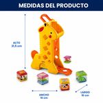 Juguete Didáctico Jirafa con Bloques de Actividades, Música y Sonidos para Bebés