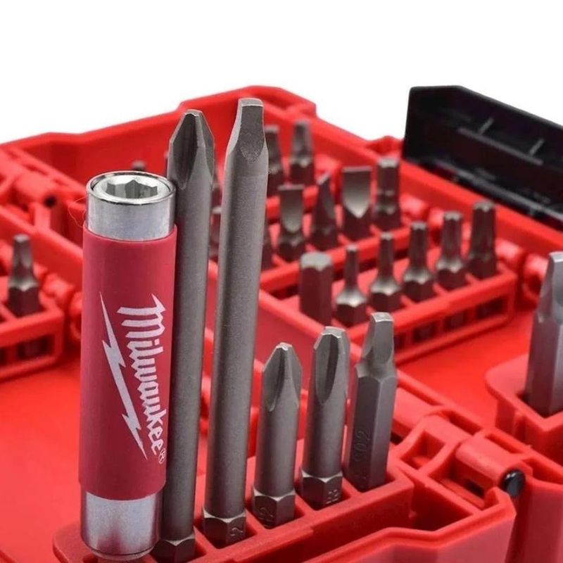 Set de 42 Puntas Combinadas con Guía Magnética