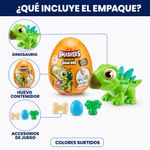 Huevo Sorpresa Smashers Junior Dino Dig con Masa Sensorial y Figura de Dinosaurio para Armar - Diseño Surtido