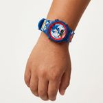 Reloj Digital Infantil de Sonic LCD con Luces Parpadeantes y Correa Azul Ajustable