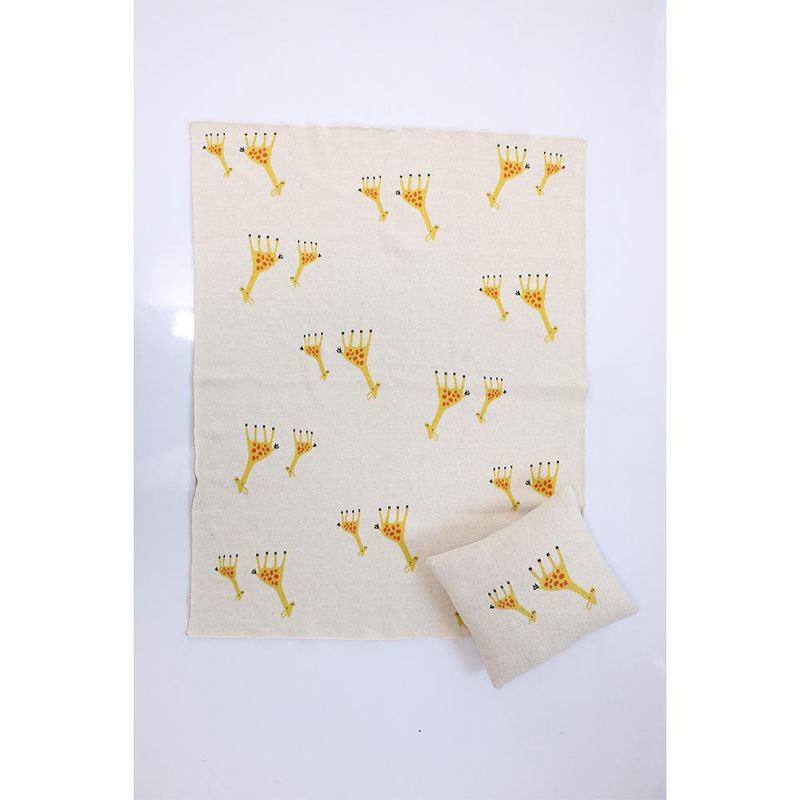Cojín Diseño Jirafa Beige 30X30 Cm - Koala Baby