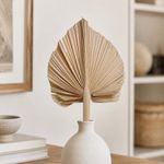 Rama Artificial Hoja Seca Color Beige de 70 cm para Floreros y Arreglos