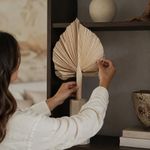 Rama Artificial Hoja Seca Color Beige de 70 cm para Floreros y Arreglos