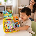 Libro de Actividades Interactivo con 13 Páginas, 3 Modos de Juego y Botones Luminosos